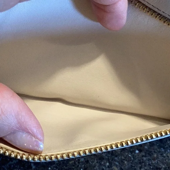 Prada long leather wallet with COA. Cream color. EUC - Picture 14 of 14